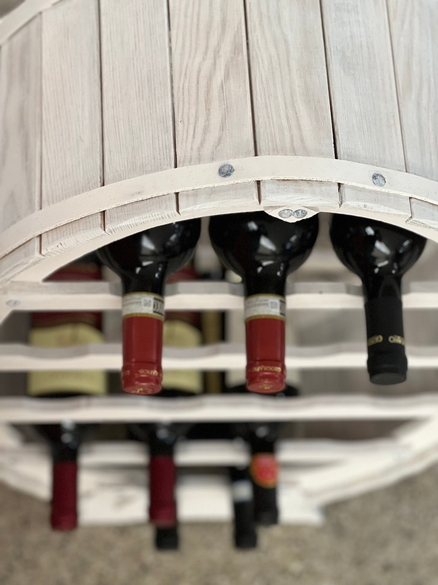 Wine rack 24 bottles dark oak