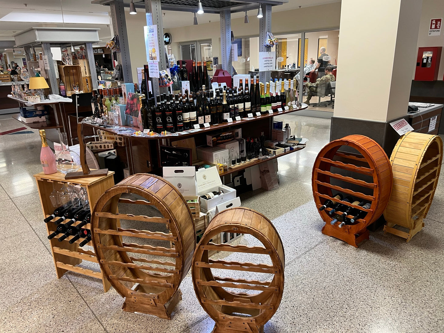 Wine rack 24 bottles dark oak